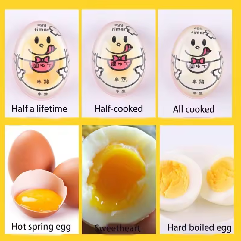 2 Pcs Egg Timer Color Changing Boil